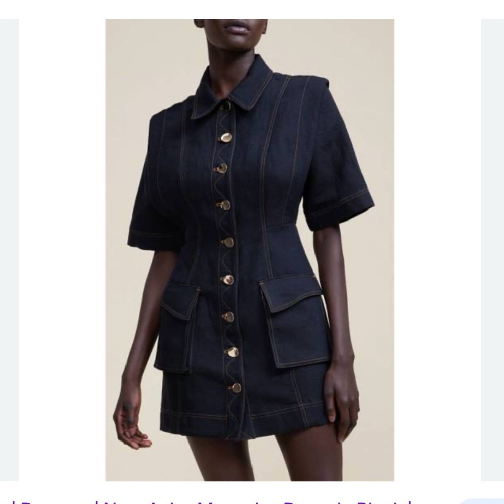 ACLER MACAULAY DRESS IN COLOR BLACK